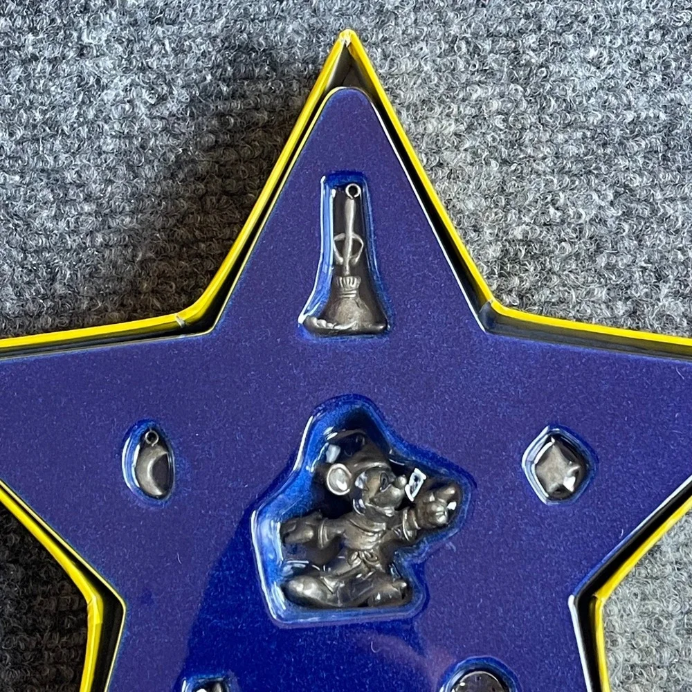 Hallmark 2001 Walt's 100th Fantasia Sorcerer's Apprentice Pewter Ornaments Set 6